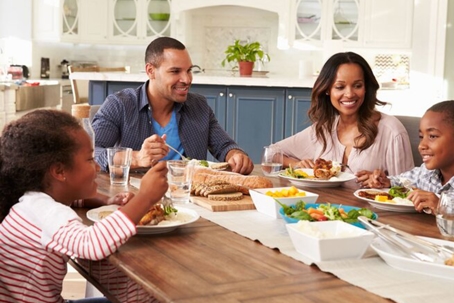Family Eating Dinner